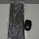 Wireless Keyboard and Mouse Combo, Full Size Silent Ergonomic Keyboard and Mouse, Long Battery Life, Optical Mouse, 2.4G Lag-Free Cordless Mice Keyboard for Computer, Mac, Laptop, PC, Windows (Black)