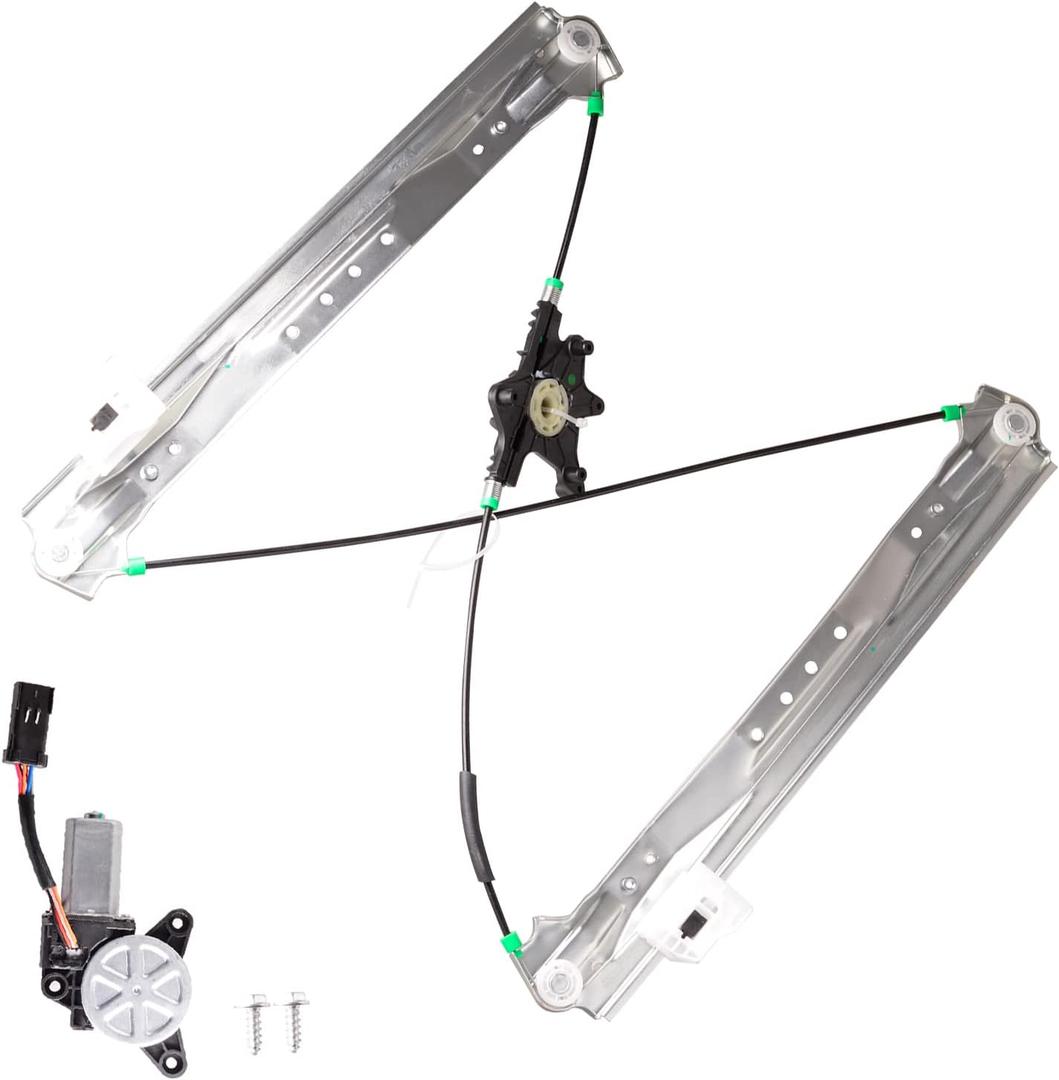 Front Left Driver Side Power Window Regulator with Motor Assembly Compatible for Dodge Grand Caravan 2008-2020 Chrysler Town & Country 2008-2016 Ram 2012-2015, Replacement 748-508