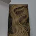 Long Ombre Blonde Wigs for Women 26 inch Long Wavy Middle Part Wig Ombre Blonde Wigs Upgraded Protein Fiber Hair Replacement Wig Cosplay Costume Halloween Wig(26'' Brown Ombre Blonde)