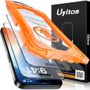 Uyiton for iPhone 15 Pro Max Matte Screen Protector, Anti-Fingerprint [Easy to Install] Anti-Reflection Shatterproof Full Coverage [Case Friendly] Anti-Glare 9H Tempered Glass Screen Cover, 2 Packs