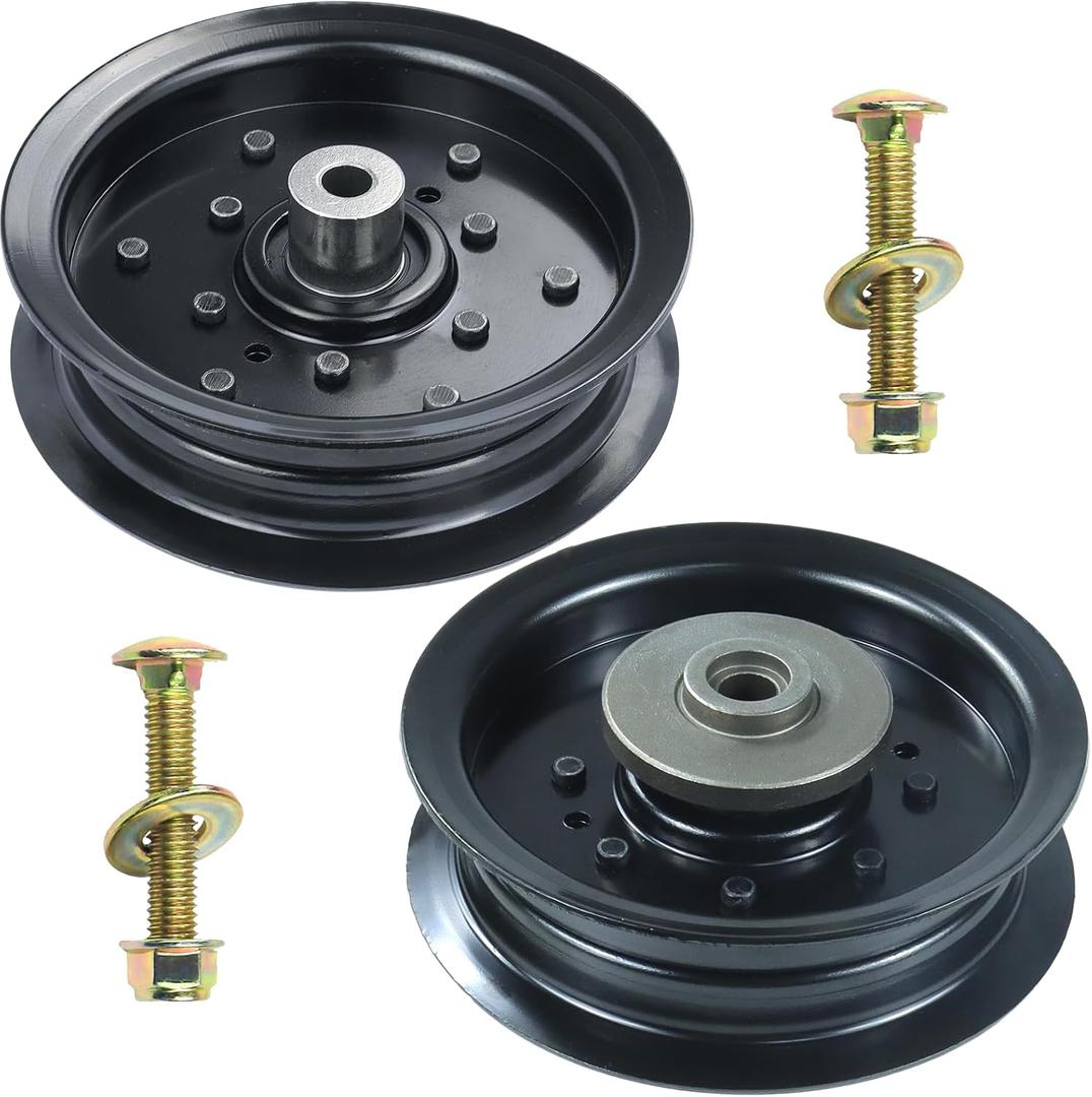 532196104 Husqvarna Idler Pulley with 532196106 Husqvarna Idler Pulley Replaces 196104 196106 197379 197380 532197379 532197380 for Husqvarna YTH2348 YTH24K48 Z242F YTA24V48 YTH23V48 Tractors