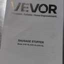 VEVOR Electric Sausage Stuffer, 22 LBS / 10 L Vertical Meat Stuffer, Stepless Speed Control and Foot Pedal, Stainless Steel Heavy Duty Sausage Filler with 4 Stuffing Tubes, for Commercial & Home Use