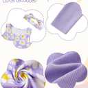 Move Dance Toddler Girls Dresses and Cardigan Sets 2 Piece Fall Picture Day Outfits 2-6T (Purple)