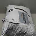 Cooling Pillows Queen Size Set of 2, Memory Foam Pillows with Zipper, Firm Bed Pillows Adjustable for Hot Side Back Stomach Sleepers (White)