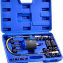 Orion Motor Tech Pneumatic Injector Puller Set for Diesel Engines, 23 pcs 5-8 Bar Air Vibration Injector Removal Tool Kit with Extractor Hammer, 19 Adapters, Extension Hose, and EU US Connectors