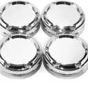 RTrhinotuning 4PCS 67mm Wheel Center Caps Compatible with SSR Wheel Rims, OD:2.64"(67 mm) ID: 2.44"(62 mm) Chrome Hub Caps