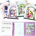 Watercolor Workbook, Water Coloring Book, Beginner-Friendly Watercolor Workbooks for Adults (Dream Star)