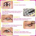 Wispy Lash Clusters 8-18mm Spike Eyelash Clusters D Curl DIY Lash Extension Spikes 0.03mm -Invisible Band Individual Manga Cluster Eyelashes, Freya