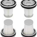 4 Pack HEPA Filter Replacement Compatible with Fanttik Slim V8 Apex / V9 Mix / V10 Mix/Slim V10 Apex Cordless Car Vacuum Cleaner, Washable and Reusable HEPA Filters
