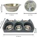 Puppy Feeding System 6 Litter Multiple Dog Bowl Feeder Puppy Feeder Station, Weaning Dish Puppy's Feeding