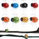 BEADNOVA Orchid Clips 30Pcs Ladybug Plant Clips Orchid Support Clips Vine Clips Plant Clips for Support Flower Orchid Vine (Mix Color, 30PCS)