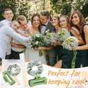 Suncalla 48 Pcs Bridesmaid Scrunchies Proposal Gifts Include Hair Clips Bachelorette Hair Ties Folding Fans Organza Bags Bridal Shower Gift for Wedding Party Favor