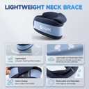Ice Silk Neck Brace,Neck Brace Cervical Collar,Neck Support Brace for Sleeping Soft,Breathable Cervical Collar for Pain Relief/Posture Correction,Travel, Workers & Neck Injury Recovery for Women & Men