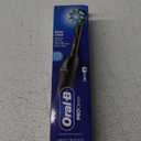 Oral-B Pro 100 CrossAction, Battery Powered Toothbrush, Black, 1 Count (Pack of 1)