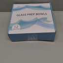 HillSpring 3 Sizes of Glass Prep Bowl Sets, Clear Small Pinch Bowls for Salt, Spices and Chopped Ingredients, 1.5oz/2.5oz/3.5oz, Set of 12