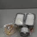 LEPOWER 30W LED Security Lights Motion Sensor Light Outdoor, 3200LM Motion Security Light, 5500K, IP65 Waterproof, 2 Head Motion Detector Flood Light for Garage, Yard, Porch, Brown (NOT Solar Powered)