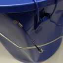 Fryer Grease Bucket, 6 Gal Carbon Steel Oil Disposal Caddy with Rust-Proof Coating,Grease Can with Lid & Lock Clips & Filter Bag,Transport Container for Hot Cooking Oil Filtering