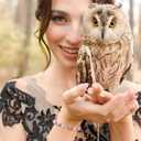 "Lucky Owl Bracelet for Women Teen with Owl Charm and Natural Stone as Birthday Chrismas Gifts