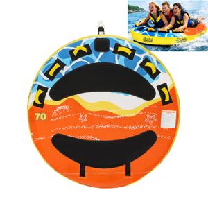 IWIQI Heavy-Duty Towable Tube for Boating, Super Round Design Boat Tubes