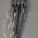 1 Pcs 4 "x 4 "Fence Post Anchors Ground Spike (Actual 3.6  X 3.6)Heavy Duty Metal Fence Stakes Post Base 16'' with Black Powder Coated Support for Mailboxes, Fences, Trellis Posts, Banners.