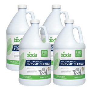 Bioda Probiotic Enzyme Cleaner & Deodorizer, Professional Strength, 4 Pack