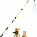 20FT Telescopic Gutter Cleaning Tool, Heavy Duty for 2-Story Homes