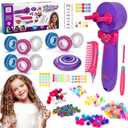 Hair Braiding Decoration Tool for Girls, Automatic Twister Kit with 3 Styling Modes, Bead & Thread Decorator for Adding Fun Accents to Girls Braids, Creative DIY Accessory Maker