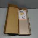 Acrylic Magazine Holder, 2 Pack Hanging Bookshelf Magazine Rack, Wall Mounted Floating Brochure Display for Waiting Room, Office, Home (Clear, 17 Inch)