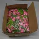 DearHouse 4Pcs 6.6Ft/Piece Artificial Flowers Silk Wisteria Garland Artificial Wisteria Vine Rattan Silk Hanging Flower for Home Garden Outdoor Ceremony Wedding Arch Floral Decor(Pink)