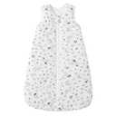 Mosebears Sleep Sack Baby Winter Wearable Blanket with 2-Way Zipper,2.5 TOG Cotton Sleep Sack Unisex (White Star, 6-12 Months)