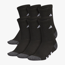 adidas Crew Socks for Boys and Girls Youth (4 Pack) Athletic Cushioned and Comfortable, Tall Mid-Calf