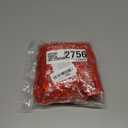 HRX Package 100pcs Snowflake Organza Bags Christmas 4x6 inch, Red Drawstring Mesh Gift Pouches for Jewelry Candy Party Favor