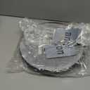 10 Inch Microwave Food Cover & Collapsible Silicone Mat - Splatter Guard, Plate Holder & Kitchen Colander for Meal Prep, Charcoal