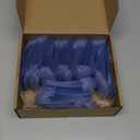 Marspark 300 Pieces Clear Plastic Name Badge ID Card Holders Vertical Name Badge ID Card Holders with Waterproof Resealable Zip Transparent PVC Sleeve Cover for Office School