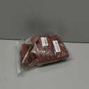 Foindtower Pack of 2 Soft Textured Chenille Throw Decorative Pillow Covers Square Accent Solid Cushion Cover Cozy Neutral Farmhouse Pillow Case for Couch Sofa Bedroom Living Room 18x18 Inch,Red Taupe (Coconut Shell)