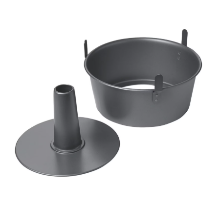 Angel Food Cake Pan with Cooling Feet, 9.5 Inch, Perfect for Pound and Sponge Cakes