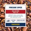 Tiesta Tea - Fireside Spice, Loose Leaf, Mulled Wine Herbal Tea, Premium Non-Caffeinated Blend, Makes Hot or Iced & Brews Up to 50 Cups, 5oz Refillable Tin