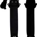 MUFEIRUO Long Cat Plush Long Cat Body Pillow, 33" Cute Black Cat Stuffed Animals Cat Plushie, Soft Cartoon Cat Plush Pillow Kawaii Stuffed Cat Toys for Kids Girls Boys,Gifts for Birthday Halloween (90cm)