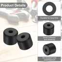 PATIKIL Multi Purpose Rubber Spacer, 24 Pcs 8mm ID x 30 OD x 25mm T Neoprene Round Anti-Vibration Isolation Pads Isolator Rubber Bushings Spacer Washer for HVAC Bolts Car Accessories