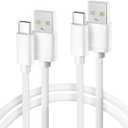 Basesailor USB Type C Charger Cable 6.6FT 2 Pack,Car Charging Cord for New iPhone 16 15 Pro Max Plus 2023,Samsung Galaxy S10 S10E 10E S20 FE 21 S23 S21 S22 22 Plus Ultra,A51 A52 A53,Google Pixel 9 XL (White)