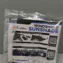 EcoNour Car Windshield Sun Shade, Front Window Sun Blocker for SUVs,Sedan,  Universal Fit, Medium 
