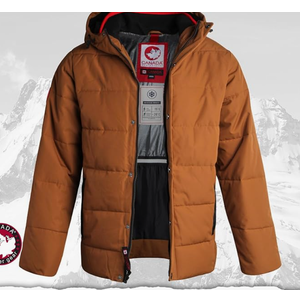 CANADA WEATHER GEAR Men's Winter Jacket – Heavyweight Puffer Jacket – Casual Coat for Men (M-XXL) Size XL