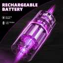 Dueling Lightsaber for Adults,Rechargeable Metal Hilt,4 Modes & Sounds Light Saber,Age 5 6 7 8 9 10 11 12 13 Toys for Kids,Cosplay,Family Days,Brithday Gift (Pinkish-Purple), silver hilt