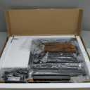 Aetheris 2-Tier Printer Stand With solid wood drawer, Under Desk Rolling Printer Stand with Charging Station, Printer Cart Holder with Lockable Wheels,Shelf for Small Spaces, Home Office, Rustic Brown