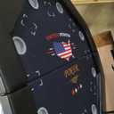 Foldable Poker Table with LED Lights, Octagon Casino Leisure Texas Holdem Table for 8 Player, Folding Blackjack Table w/Built-in LED Light, Padded Rails & Cup Holders for Home Game Room