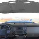 Yiz Dashboard Cover Dash Cover Mat Custom Fit for Ford Super Duty F250 F350 F450 F550 Without Touch Screen J238 (Darkgray)