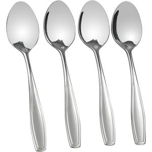 Pekky Stainless Steel Dessert Spoon, 12 Pieces Small Spoons Set
