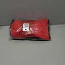 gogoparti 10x10ft Black and Red Backdrop Curtains Panels for Parties, 4 Panel 2.5x10ft Wedding Christmas Birthday Photography Background, Wrinkle Free Polyester Backdrop Curtains Drapes