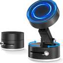 CreaDream Vacuum Magnetic Suction Car Phone Holder, 2025 Upgraded Foldable Suction Cup Phone Mount Stand with 360 Rotation, Car Accessories for All Smartphones, for Shower/Car/Mirror/Smooth Surface