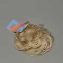 CAISHA Messy Scrunchie Bun Voluminous Wavy Hairpiece Heat-resistant Synthetic Fibres Platinum Blonde G16A